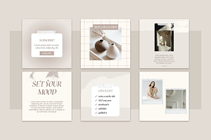 Neutral Instagram Template Canva