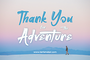 Hethopia, a Script Font by kerismaker (Thumbnail 12 of 12)