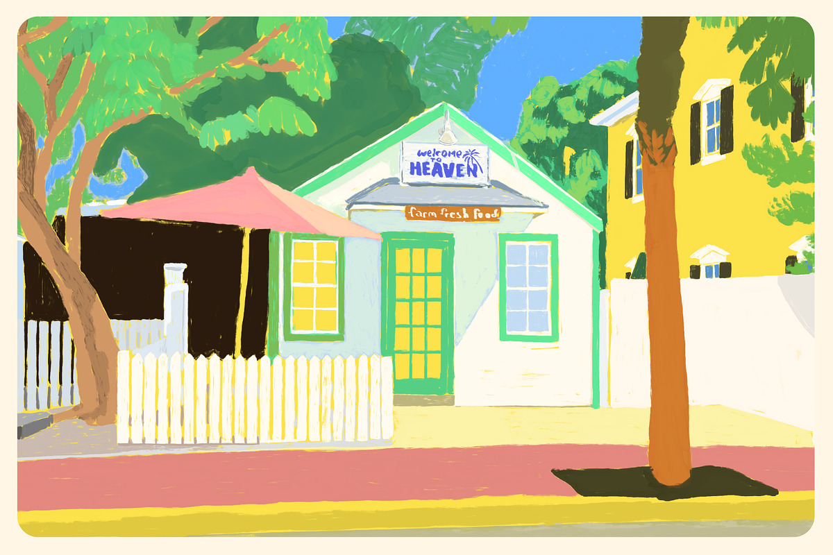 Paintings of Key West, Florida, a Graphic by Studio Funshop by Kelli (Photo 8 of 9)