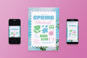 Spring Festival Flyer Set, a Flyer Template by Aiyari Graphic (Thumbnail 1 of 3)