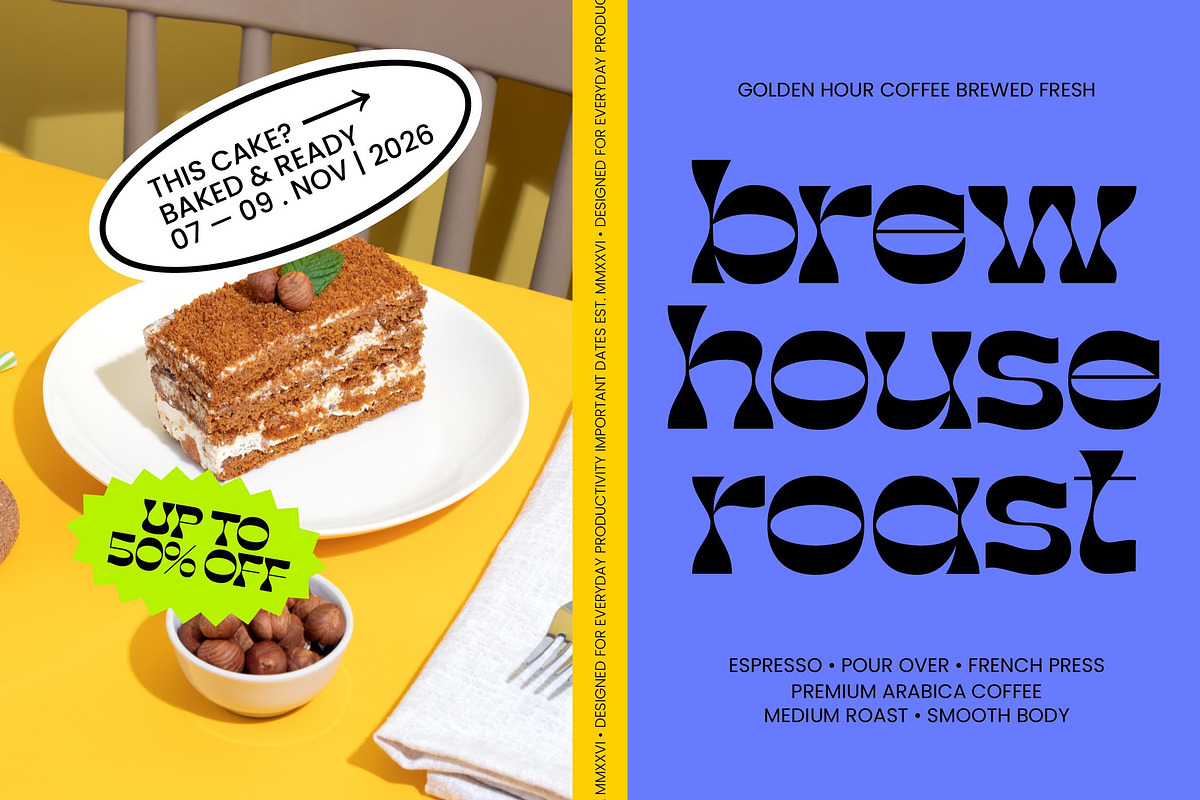 Stay Moosen Psychedelic Display Font, a Sans Serif Font by timelesstype.co (Photo 2 of 10)