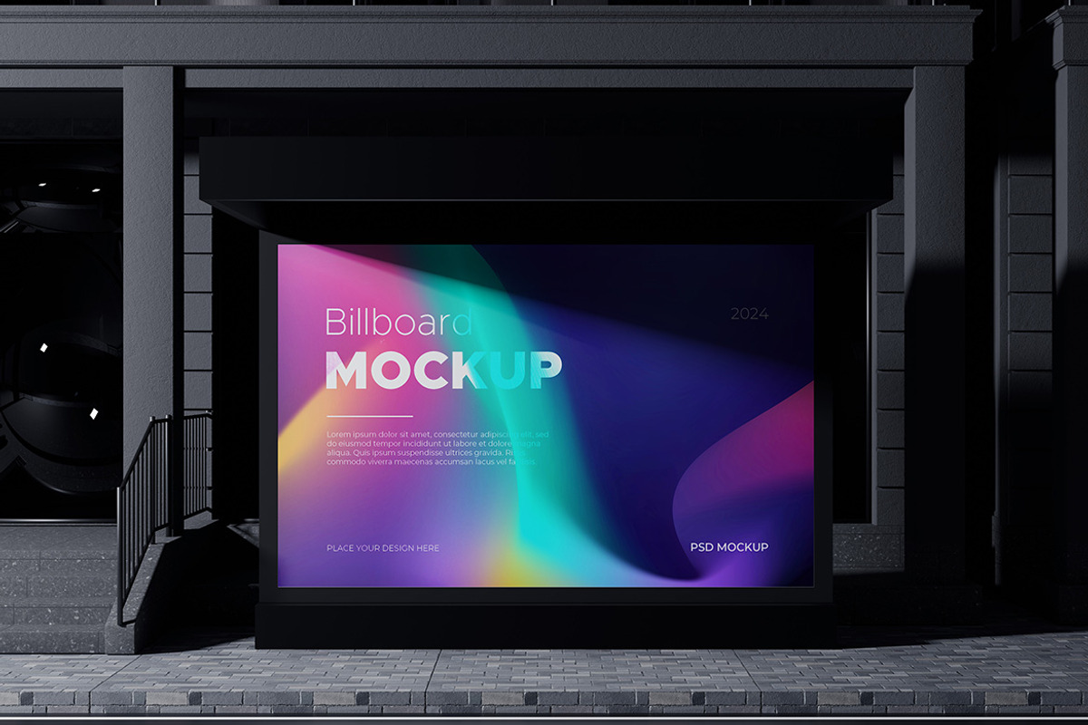 Billboard Mockup, an Advertising Mockup by Artlogs (Photo 2 of 3)