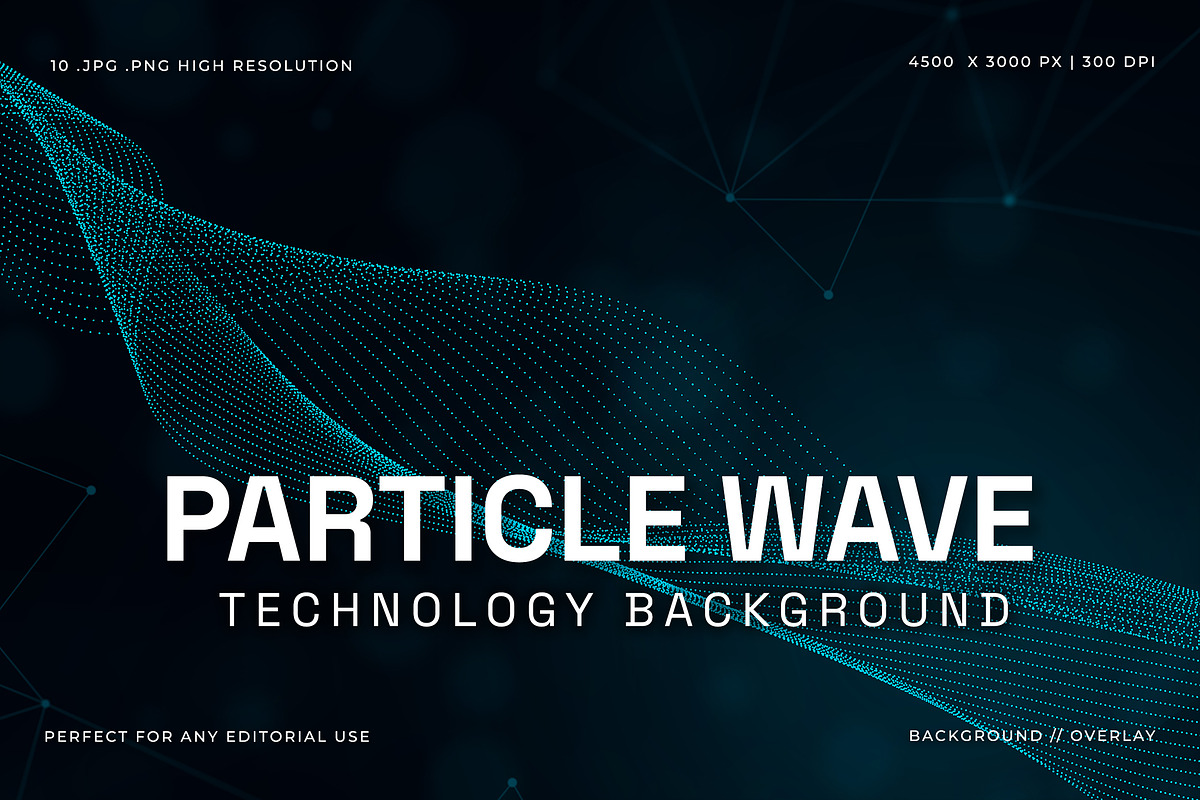Particle Wave Technology Background, a Background Graphic by Pitchlook.Studio (Photo 2 of 2)
