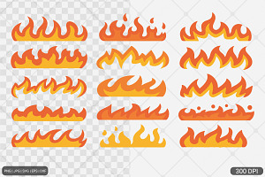 Fire Frame Set PNG SVG, a Photo by Actual Pixel