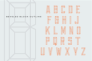 Bevel Block, a Font by Millieangelo (Thumbnail 3 of 5)