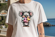 Whimsical Valentine Koala Clipart Bu, an Illustration by SVGArt (Thumbnail 7 of 8)