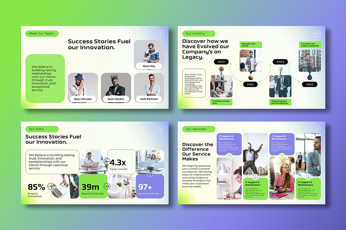 Corporate Presentation - Powerpoint, a Presentation Template by FathurFateh (Photo 4 of 5)