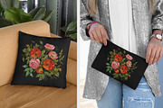 Embroidery roses and peonies, an Illustration by Matrioshka (Thumbnail 7 of 9)