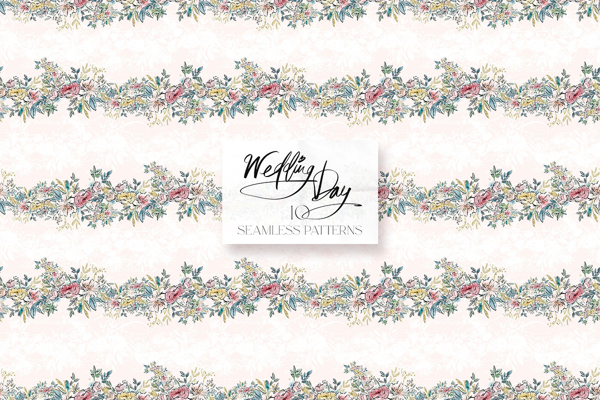 Wedding Day Papers Luxury Patterns, a Pattern Graphic by KaramfilaS (Photo 12 of 16)
