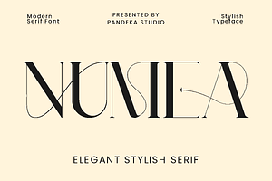 Numea - All Caps Elegant Font