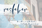 Resfeber Script, a Script Font by Beck McCormick (Thumbnail 2 of 10)