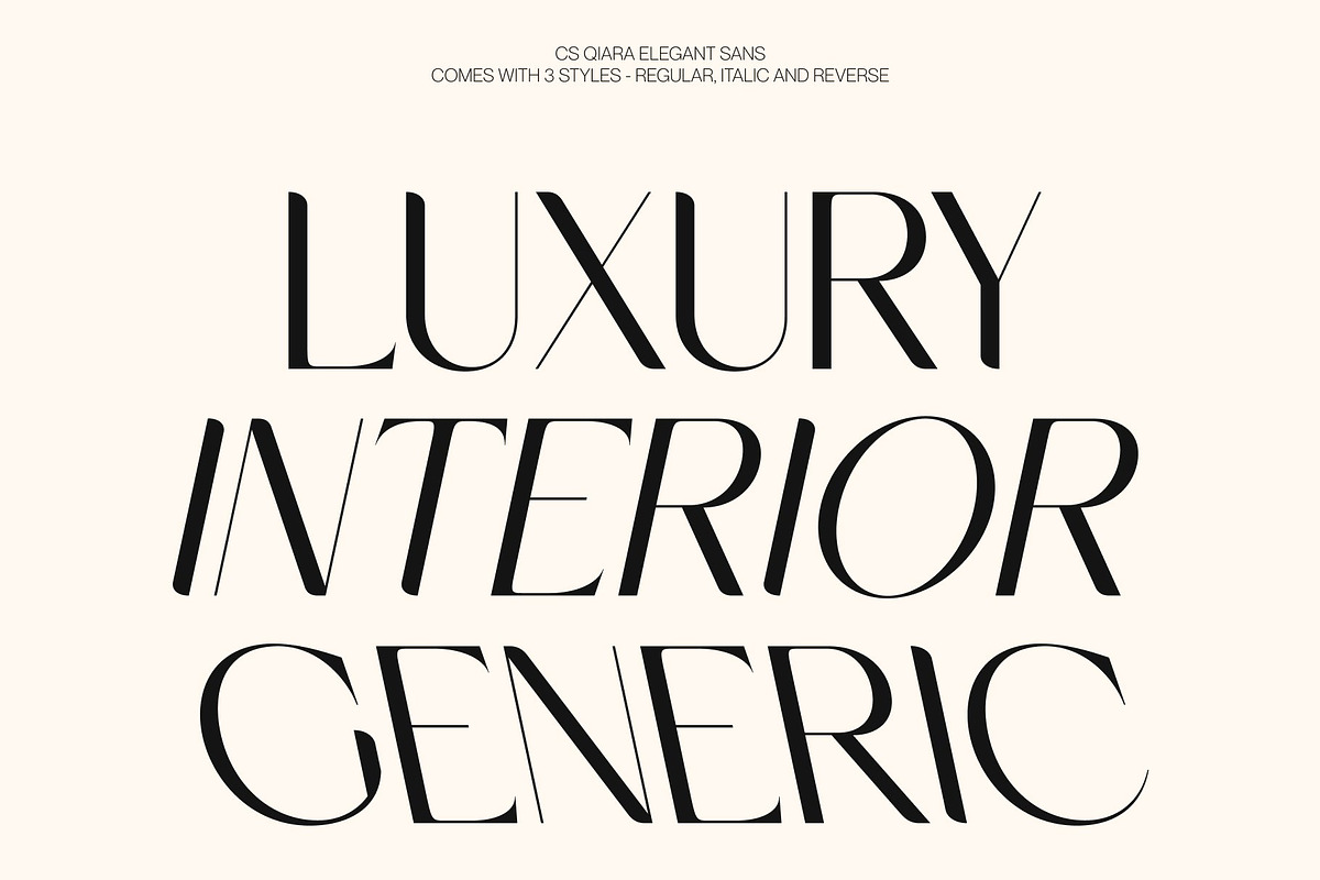 CS Qiara – Modern Sans Serif, a Sans Serif Font by Craft Supply Co. (Photo 3 of 8)