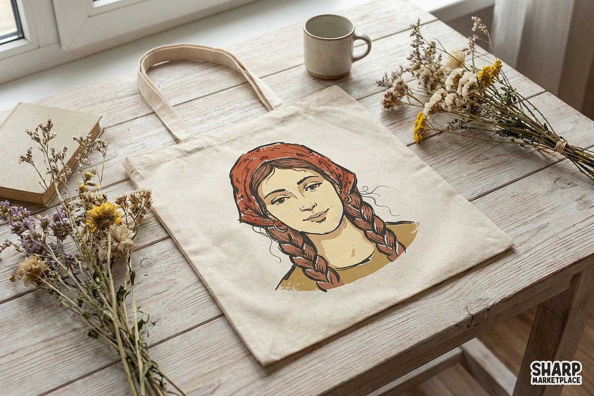 Boho Woman With Braids PNG, Hand, an Illustration by SharpMarketplace (Photo 3 of 4)