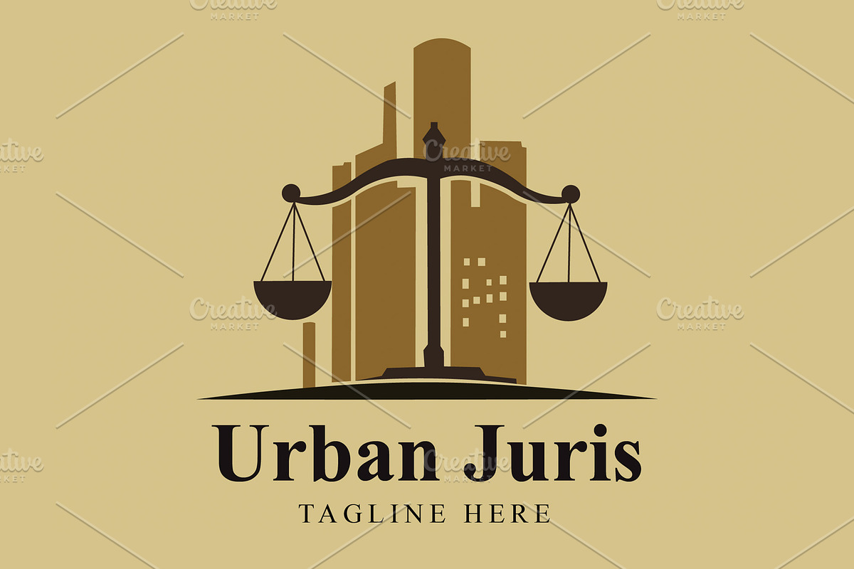 Urban Law Firm Logo Design, a Branding & Logo Template by Walldecorated