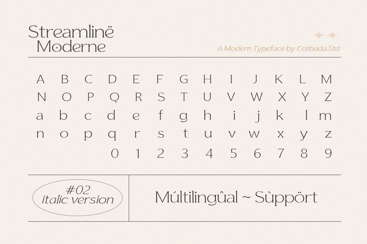 Streamline Moderne, a Serif Font by Cotbada_studio (Photo 9 of 10)
