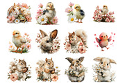 Watercolor Spring Clipart, an Illustration by DreamArtGraphic (Thumbnail 2 of 4)