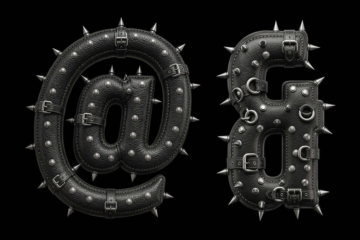 Black Punk Font, a Sans Serif Font by Handmadefont (Photo 4 of 18)