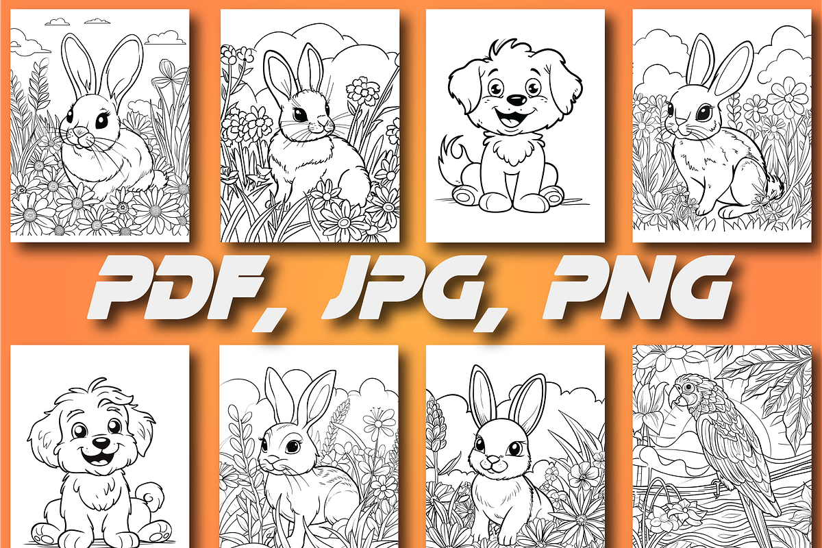 Adults Animal Coloring  Book for kid, an Animal Illustration by Design Home (Photo 6 of 7)