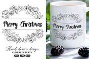 laurel wreath SVG, flower border, a Graphic by hanacrochetdesign (Thumbnail 8 of 11)