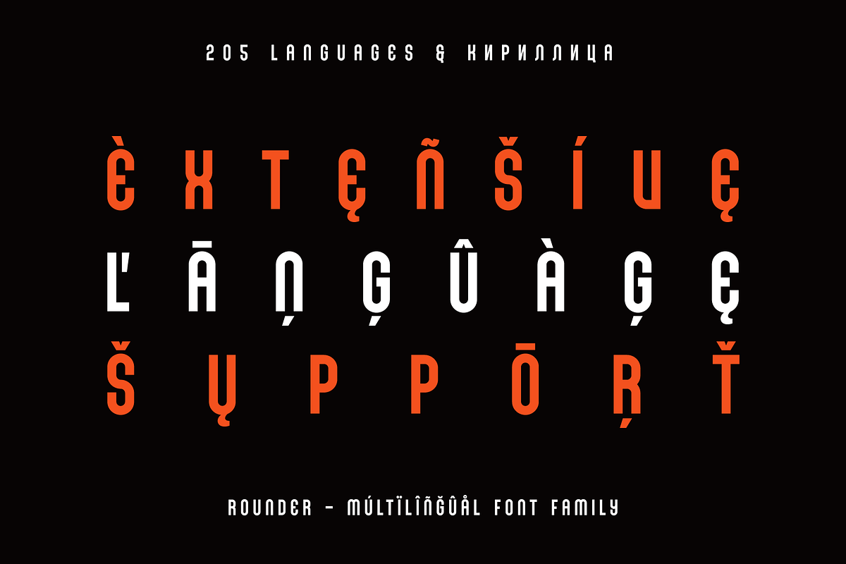 Rounder - Geometric Sans Serif, a Sans Serif Font by alpercakici (Photo 2 of 15)