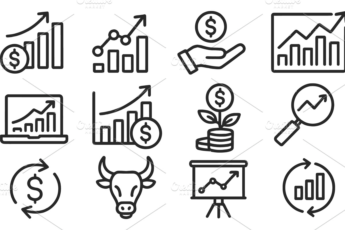 Vector illustration of financial, a Finance Illustration by ZinetroN