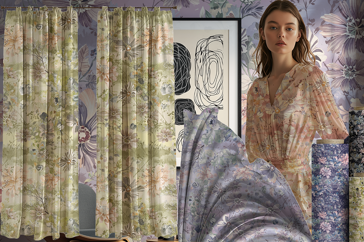BESIDE THE RIVER, a Pattern Graphic by rumacorakstudio (Photo 5 of 6)