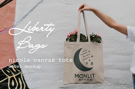 Liberty Bags Canvas Tote Mockup