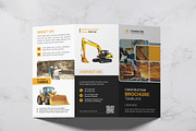 Construction Trifold Brochure, a Brochure Template by workclan24 (Thumbnail 3 of 4)