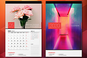 Wall Calendar 2020, a Stationery Template by AntartStock (Thumbnail 3 of 6)