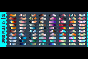Star shape rgb neutral swatches