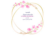 watercolor cherry blossom, an Illustration by EshaStudio (Thumbnail 4 of 4)