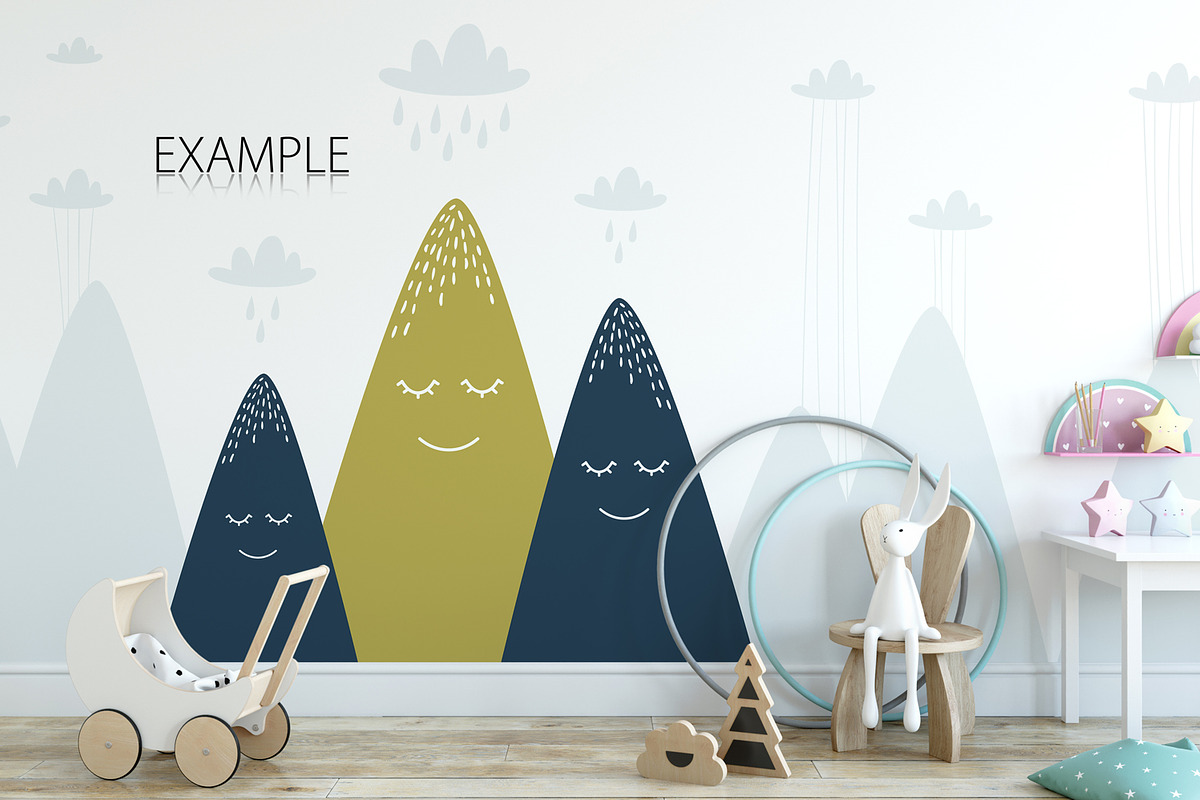 KIDS WALL & FRAMES Mockup Bundle - 4, a Product Mockup by Yuri-U (Photo 15 of 38)