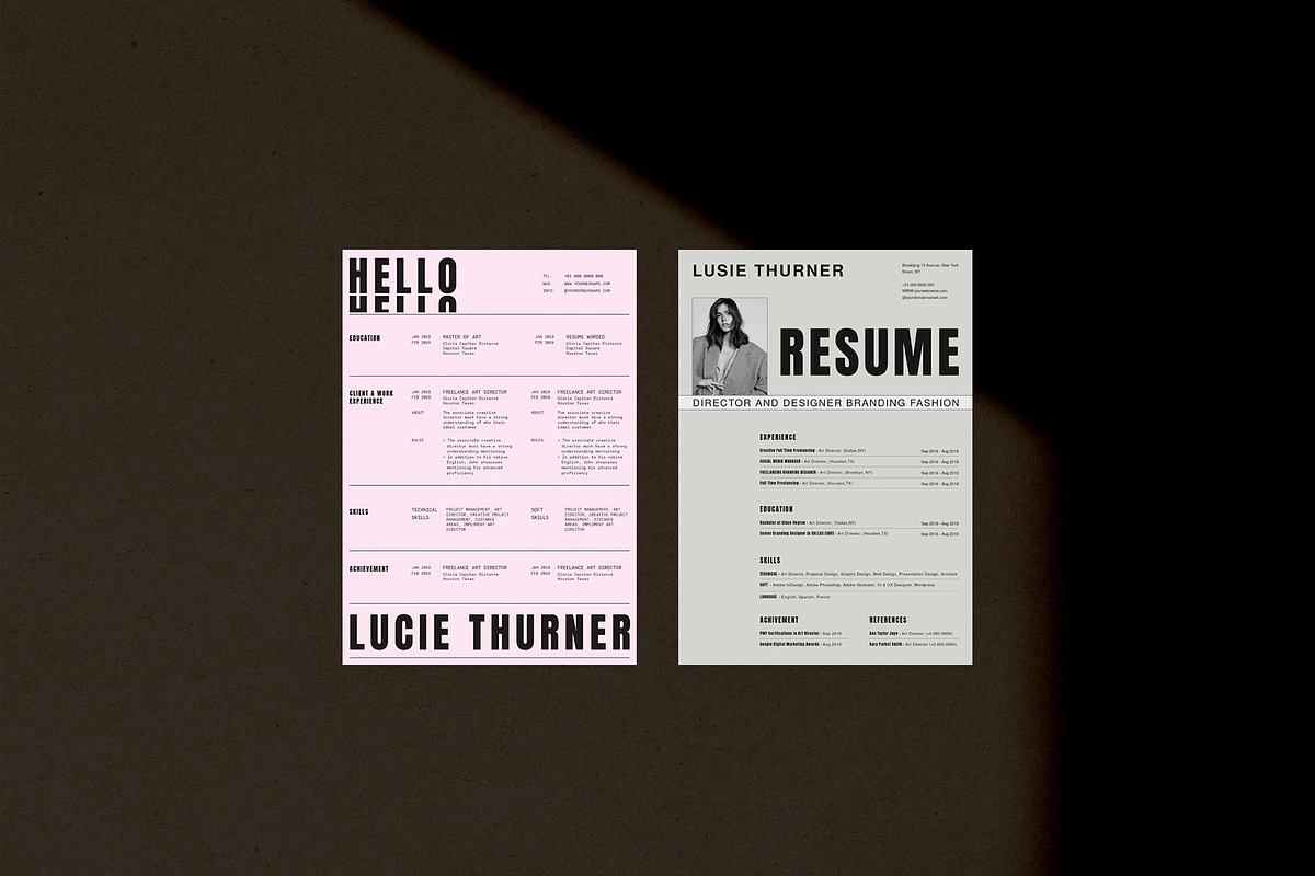Resume Kit, a Resume Template by UX-group (Photo 8 of 9)