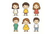 Prompt Hand-Drawn Children Clipart, a Decorative Illustration by Creative design (Thumbnail 3 of 7)