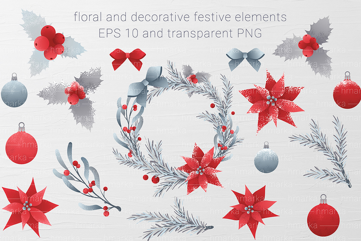 ELEGANT Christmas, an Illustration by HmarkaShop (Photo 2 of 8)