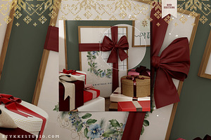 Christmas Mockup Gallery Wall