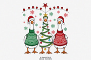 Funny Christmas Goose Png, Christmas, an Illustration by SinaCreation (Thumbnail 1 of 7)