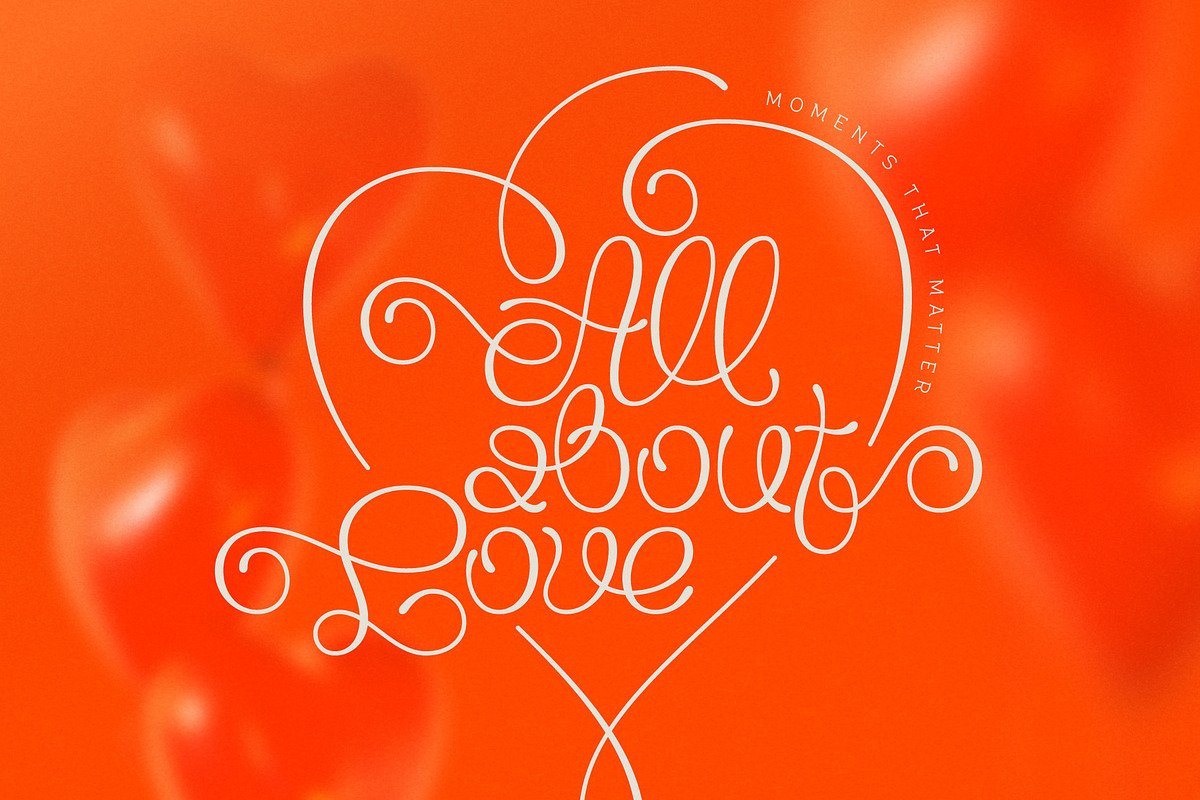 Flourel, a Script Font by Gleb Guralnyk (Photo 3 of 11)