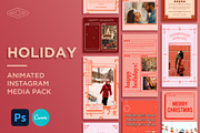 Holiday IG Kit in PSD & CANVA, a Social Media Template by Tangerine Nation (Thumbnail 1 of 9)