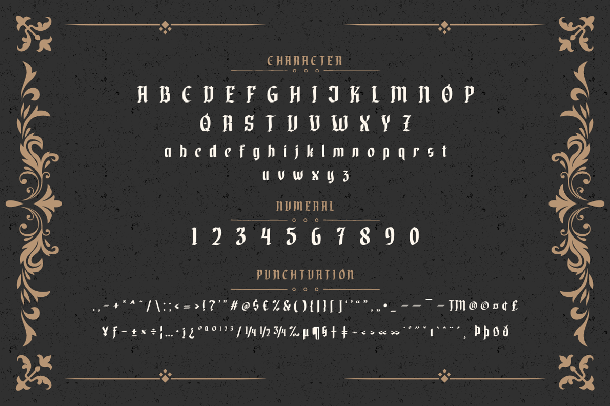Waxen, a Blackletter Font by twinstd (Photo 10 of 12)