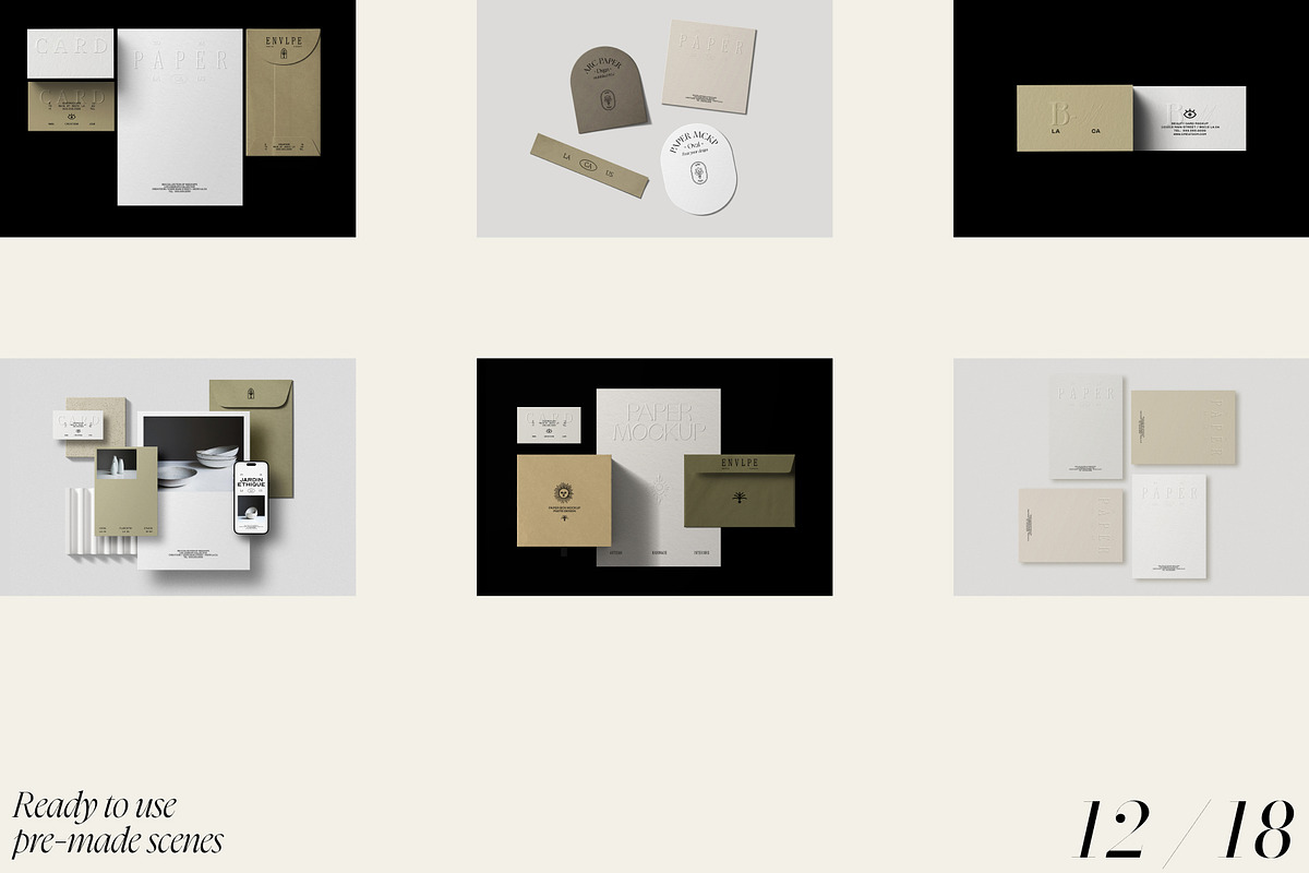 Ollie - Stationery Mockup Kit, a Product Mockup by Creatoom (Photo 5 of 14)