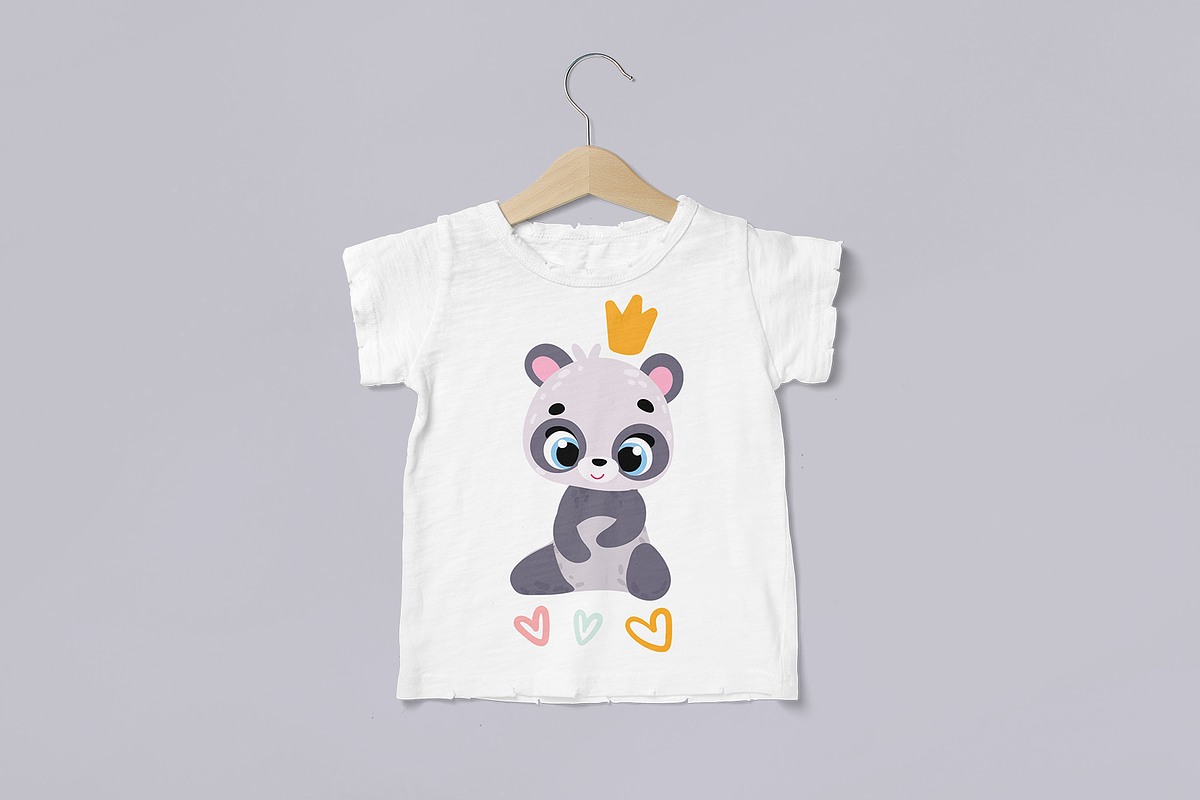 Baby animals and rainbow. clipart, an Animal Illustration by tata_ota (Photo 8 of 13)