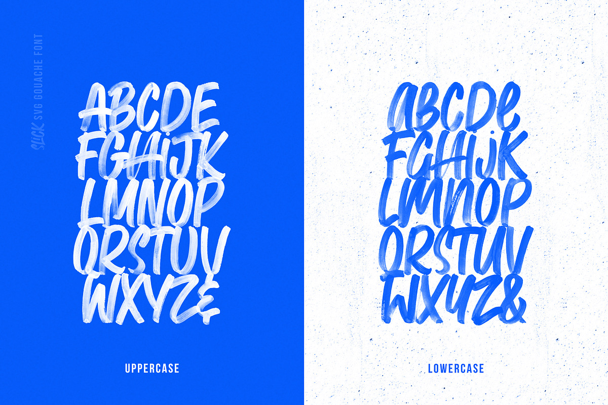 Slick SVG Brush Font + Extras, a Handwritten Font by The Paper Town (Photo 6 of 14)
