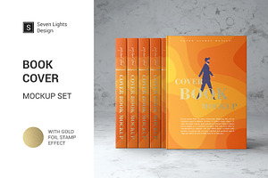 Book Cover Mockup Set