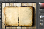 Old book mockup, a Print Template by RM_design (Thumbnail 3 of 3)