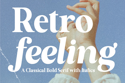Retro Feeling A Duo Vintage Serif, a Serif Font by Prestige Artsy Studio