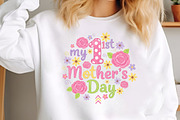 My First Mother's Day Png,Mommy Png,, an Illustration by Designking (Thumbnail 3 of 6)