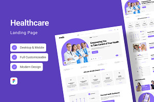 Meds - Healthcare Landing Page, a Landing Page Template by twinstd