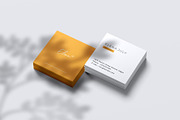 Square Business Card Mockup, an Advertising Mockup by Mockup Supper (Thumbnail 10 of 15)