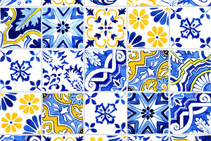 Portuguese Tiles Digital Papers